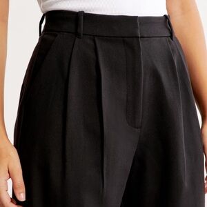Curve Love A&F Sloane Tailored Wide Leg Pant